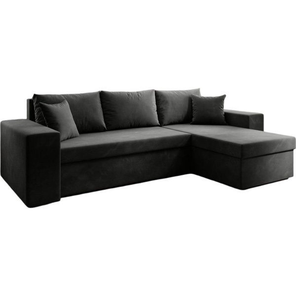 Luxusbetten24 Schlafsofa Designer Sofa Denver, mit Stauraum und Schlaffunktion