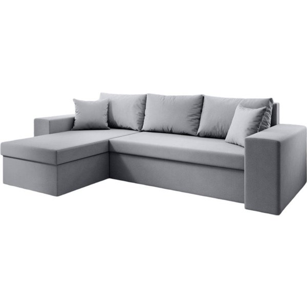 Luxusbetten24 Schlafsofa Designer Sofa Denver, mit Stauraum und Schlaffunktion
