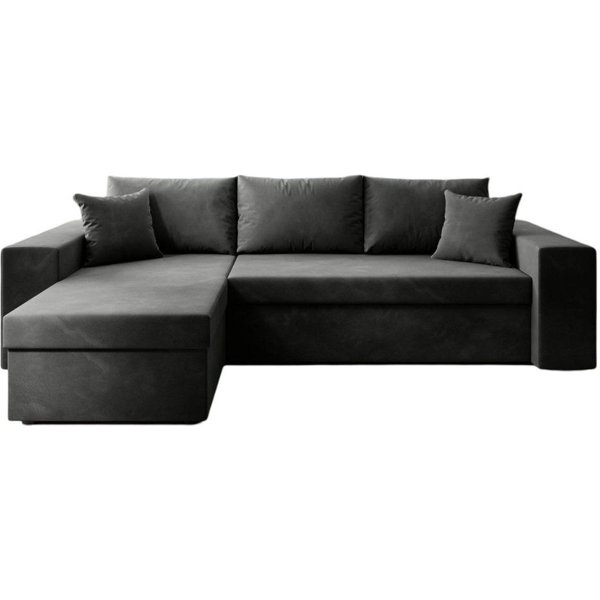 Luxusbetten24 Schlafsofa Designer Sofa Denver, mit Stauraum und Schlaffunktion