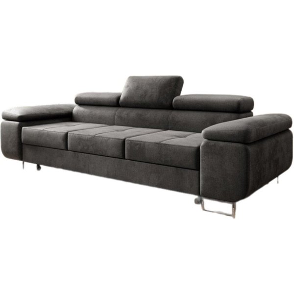 Luxusbetten24 Schlafsofa Designer Sofa Siera, mit Schlaffunktion
