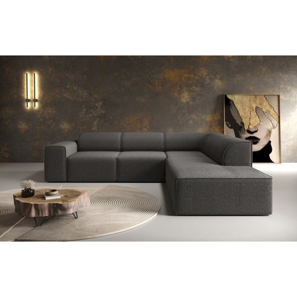 Luxusbetten24 Sofa Designer Sofa Idiola L, in Teddy Bouclé