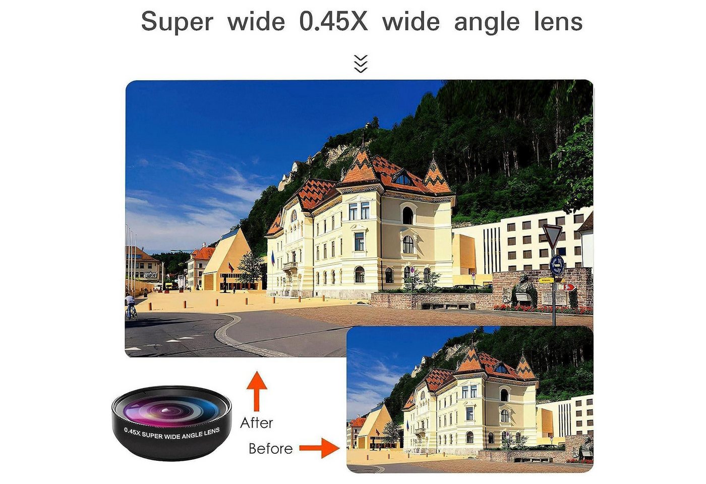 LuxusKollektion 2 in 1 Handy Weitwinkel Makroobjektiv Kit für iOS Android Smartphone Makroobjektiv – Bild 3 von 5