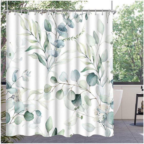 LuxusKollektion Duschvorhang Duschvorhang 120x200 Polyester Multi 186 H200 x B120 cm 1er Pack Breite 120 cm