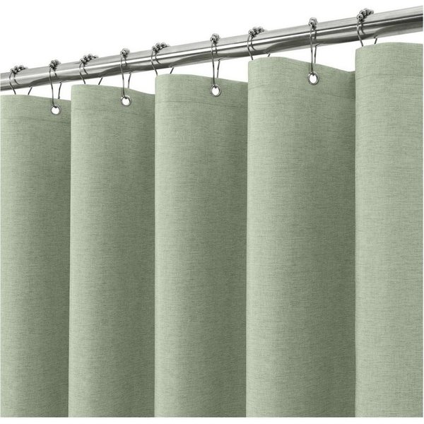 LuxusKollektion Duschvorhang Leinen Duschvorhang Metallringe Wasserdicht Anti Schimmel 182x214cm Breite 182 cm (1-tlg)
