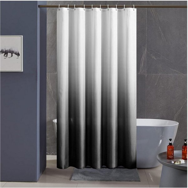 LuxusKollektion Duschvorhang Duschvorhang Textil Anti-schimmel Wasserdicht Waschbar Polyester Breite 120 cm