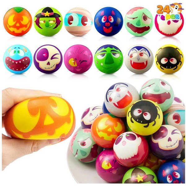LuxusKollektion Fidget-Gadget 24 Stück Halloween Stressbälle Squishy Spielzeug Party Favors