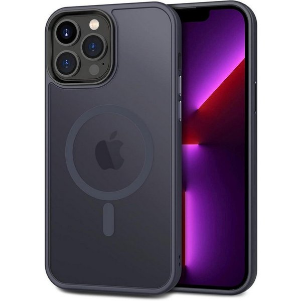 LuxusKollektion Smartphone-Hülle Hülle iPhone13ProMax MagSafe iPhone 13 Pro Max Dunkel Blau