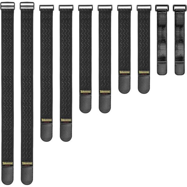 LuxusKollektion Spanngurt Gurtbänder Klettverschlüsse Klettgurte 5 Größen (23+30+36+46+61cm) (1-St)