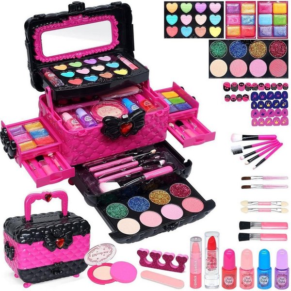 LuxusKollektion Theaterschminke Kinderschminke Set Mädchen Kinder Make Up Schminkkoffer Spielzeug