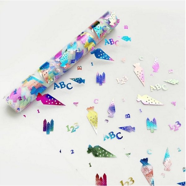 LuxusKollektion Tischläufer Tischläufer Einschulung Schulanfang Deko Mädchen Junge 28 cm Blau