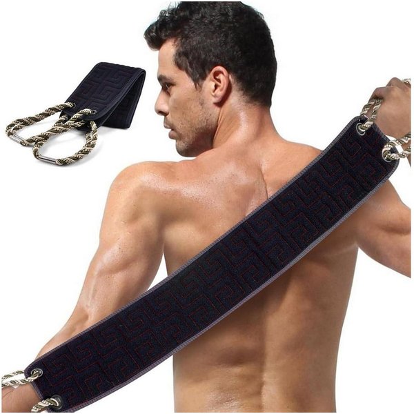 LuxusKollektion Waschlappen Rückenschrubber Peeling Dusch-Waschlappen Navyblau