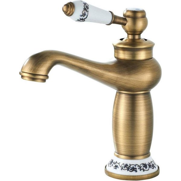 LuxusKollektion Waschtischarmatur Wasserhahn Retro Bronze Waschtischarmatur Bad Armatur Einhebelmischer