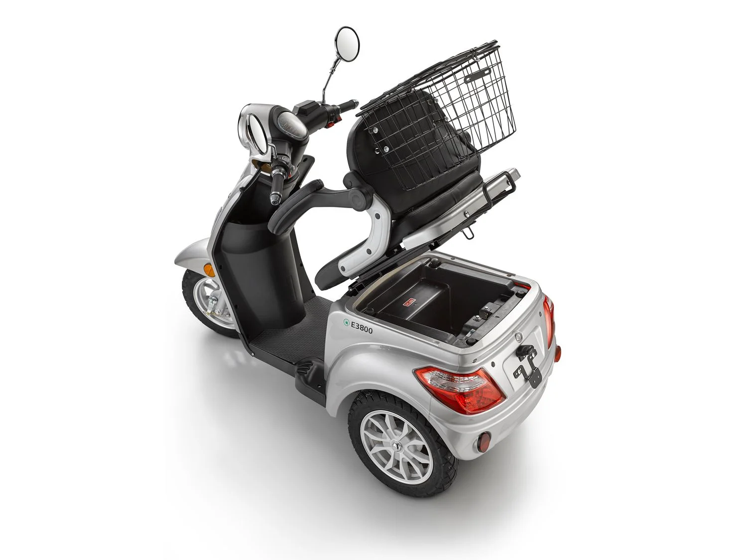 LUXXON Elektro Dreirad E3800 (Silber) – Bild 4 von 4