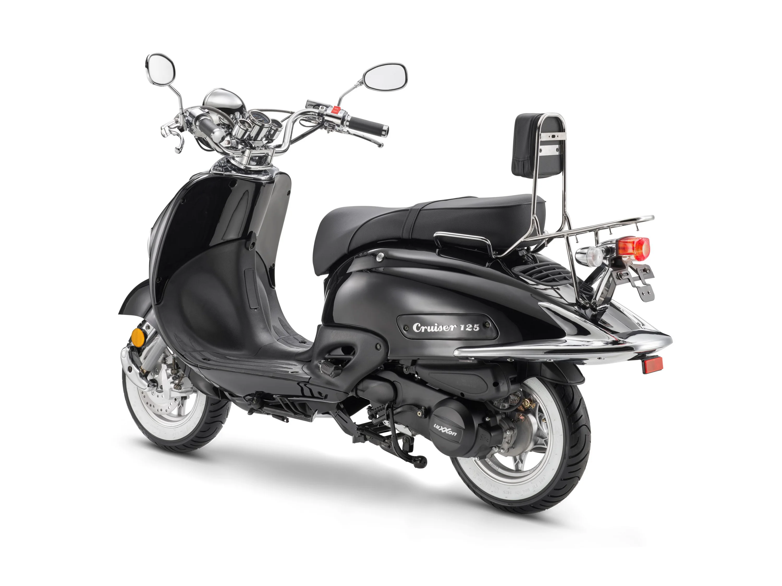 LUXXON Motorroller »Cruiser 125«, 125 ccm, 80 km/h (Schwarz) – Bild 2 von 2