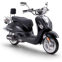 LUXXON Motorroller »Cruiser 50«, 50ccm, 45km/h (Schwarz)