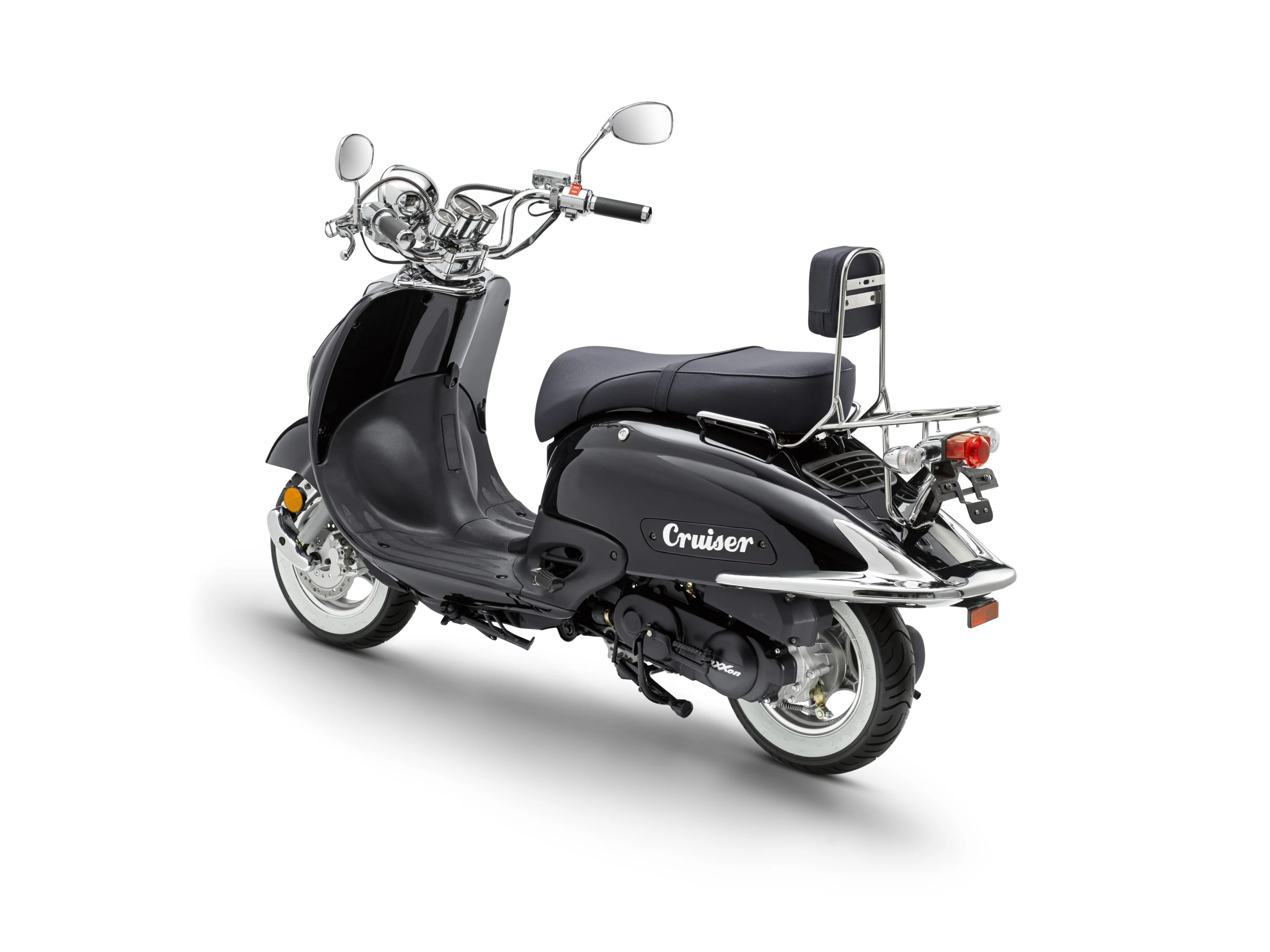 LUXXON Motorroller »Cruiser 50«, 50ccm, 45km/h (Schwarz) – Bild 2 von 2