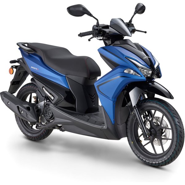 Luxxon Motorroller MaXXity 2 125, E5+, grau, 125 ccm, 85 km/h, Euro 5+, USB zum Laden externer Geräte (5V)