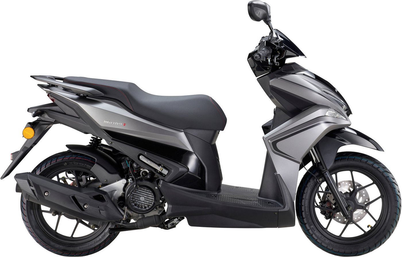 Luxxon Motorroller MaXXity 2 125, E5+, grau, 125 ccm, 85 km/h, Euro 5+, USB zum Laden externer Geräte (5V) – Bild 2 von 5