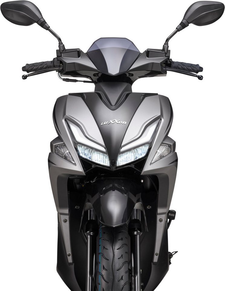 Luxxon Motorroller MaXXity 2 125, E5+, grau, 125 ccm, 85 km/h, Euro 5+, USB zum Laden externer Geräte (5V) – Bild 5 von 5