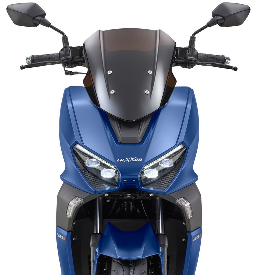 Luxxon Motorroller Silvermax 125 (85 km/h), E5+, Maxi-Scooter, matt-anthrazit, 125 ccm, 85 km/h, Euro 5+, Euro 5+, Windschild, CBS, USB-Anschluss, Maxi-Scooter, – Bild 4 von 5