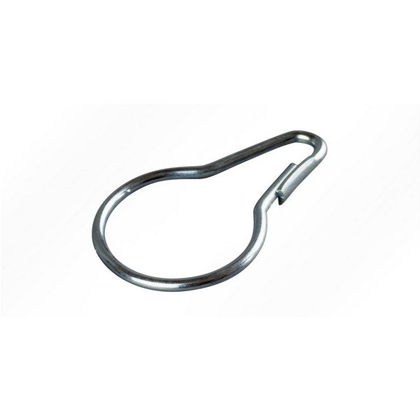LYSEL® Gardinenring Birneförmiger Stahldraht Vorhanghaken Universalhaken 30x2,5mm, (10-St)