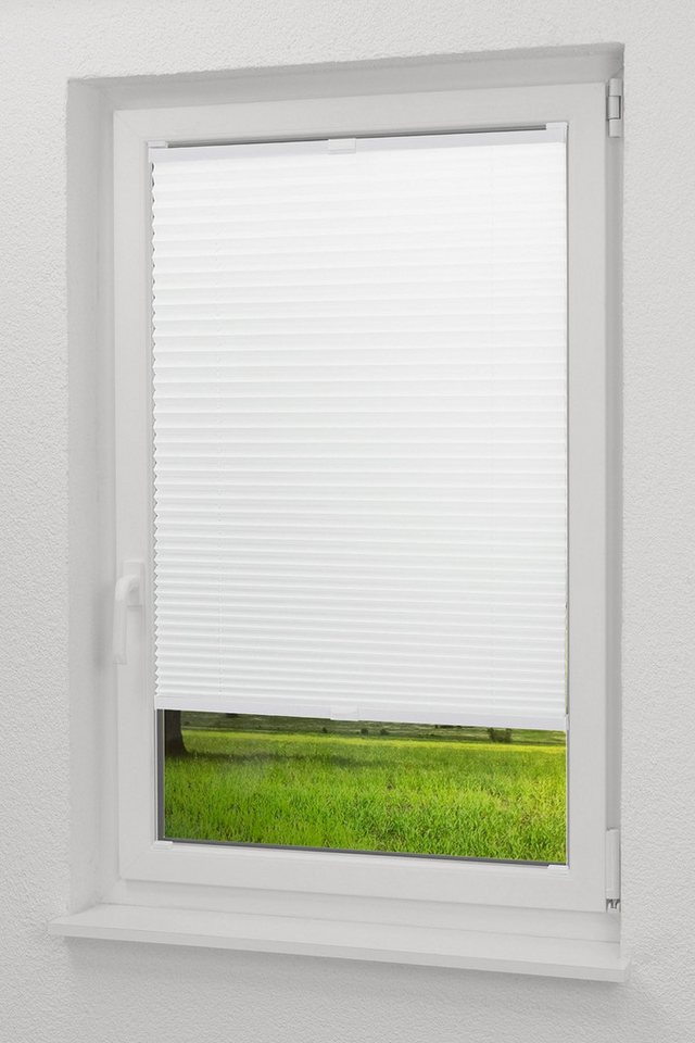 LYSEL® Plissee Crush Tageslicht, blickdicht, HxB 130x35cm – Bild 4 von 5