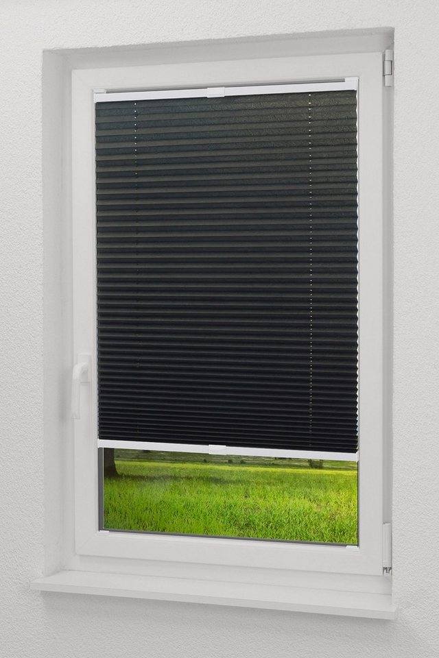 LYSEL® Plissee Crush Tageslicht, blickdicht, HxB 130x40cm – Bild 4 von 5
