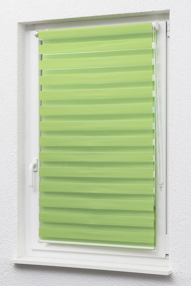 Rollo Trägerprofil Apfelgrün, LYSEL®, blickdicht, HxB 150x45cm – Bild 4 von 5