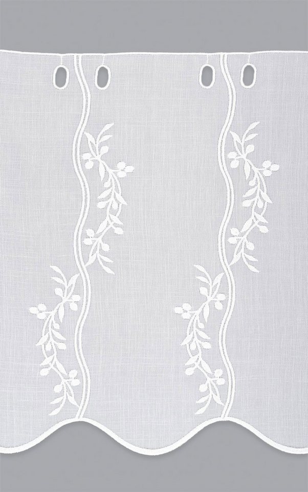 LYSEL® Scheibengardine Aurea (1 St), transparent, HxB 45x49.5cm – Bild 3 von 4