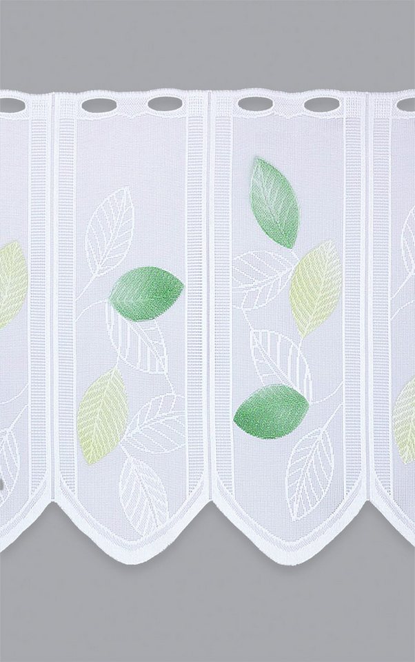 LYSEL® Scheibengardine Laubblätter (1 St), transparent, HxB 45x45cm – Bild 3 von 5