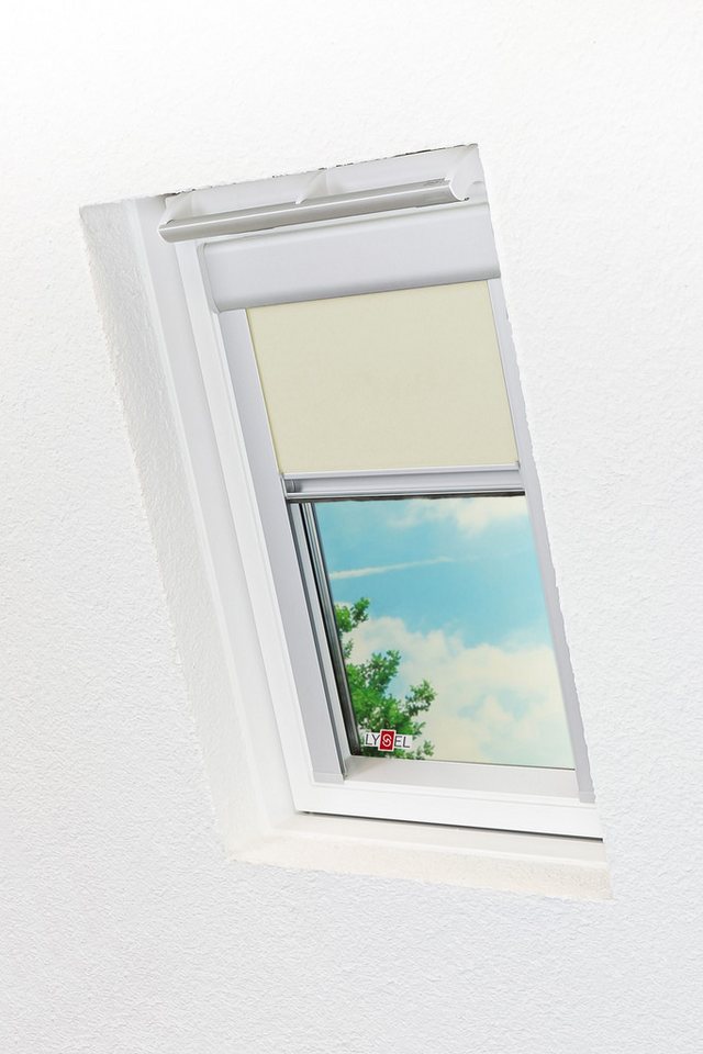 Verdunklungsrollo Dachfensterrollo abdunkelnd, LYSEL®, abdunkelnd, HxB 59.5x38.3cm – Bild 5 von 5