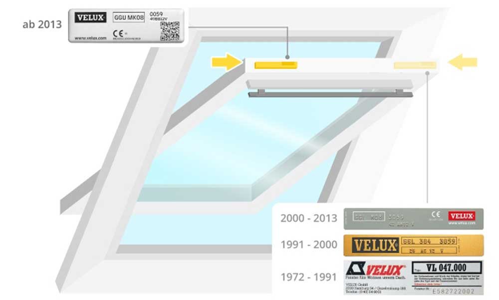 Verdunklungsrollo Dachfensterrollo abdunkelnd, LYSEL®, abdunkelnd, HxB 54x38.3cm – Bild 2 von 5