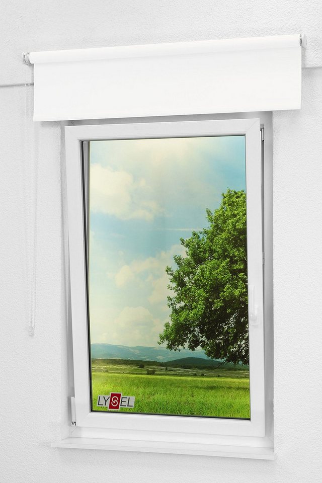 Verdunklungsrollo Qualitätsrollo abdunkelnd, LYSEL®, abdunkelnd, HxB 190x43cm – Bild 5 von 5
