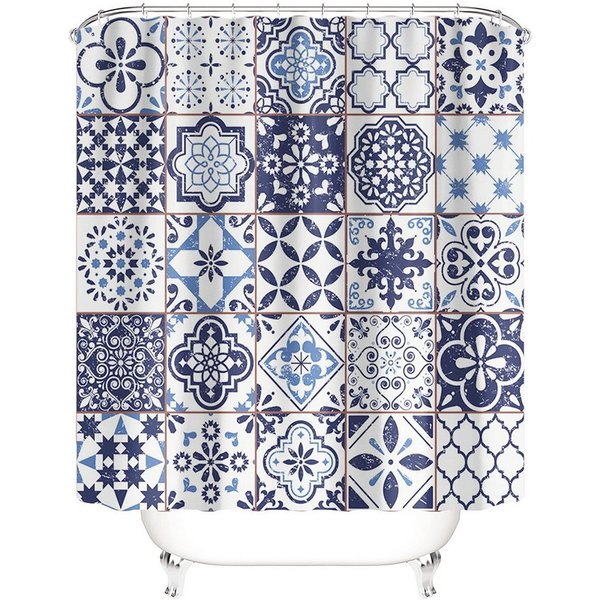 M&W DAS DESIGN Duschvorhang Anti schimmel Waschbar bad vorhang Shower curtains 180x200