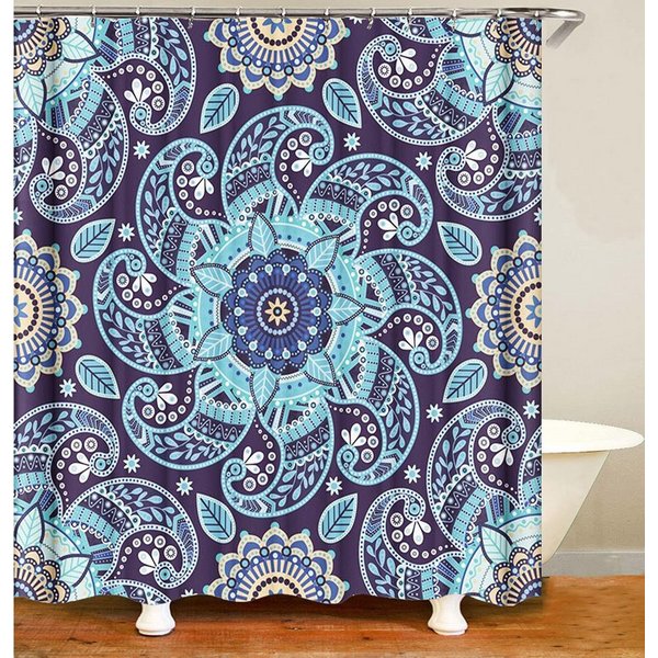 M&W DAS DESIGN Duschvorhang Shower curtains Schimmel Waschbar Bad vorhang 180x200cm