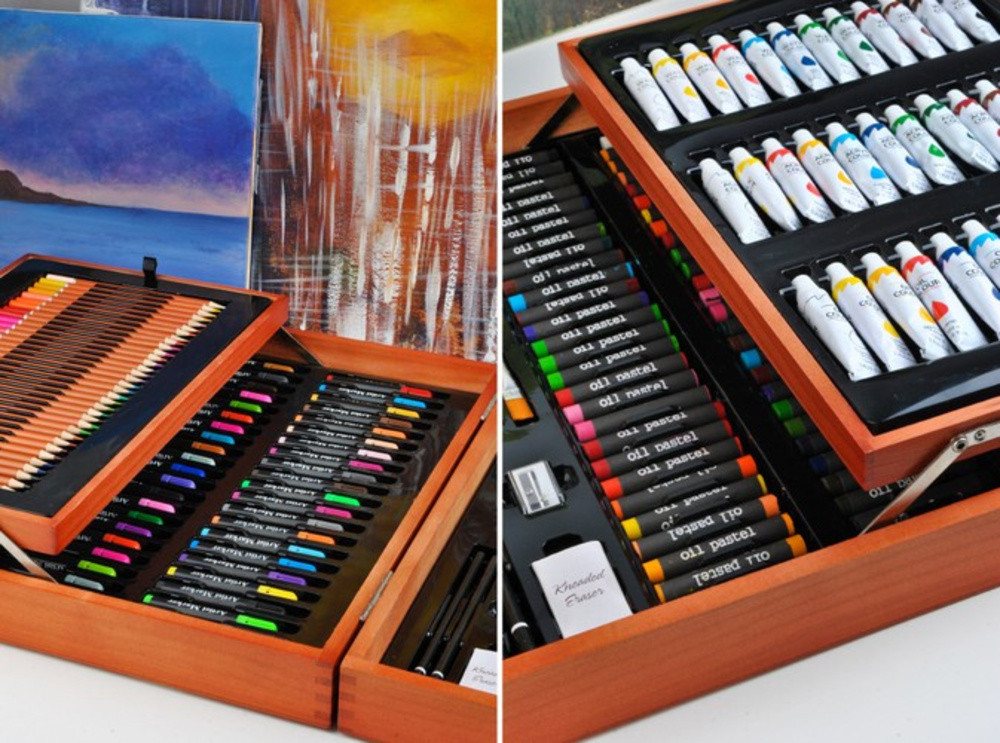MAALEO Malpalette Malkoffer 177 Kunstset, Inspiration zur Entwicklung von Kreativität und Talent – Bild 5 von 5