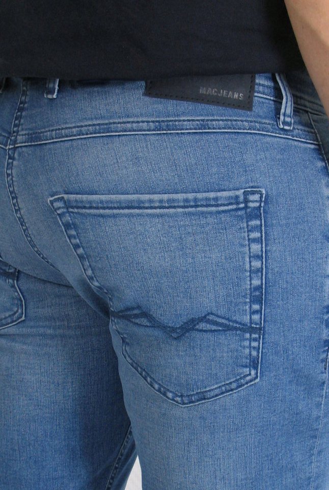 MAC 5-Pocket-Jeans ARNE PIPE - elastischer Denim – Bild 4 von 4