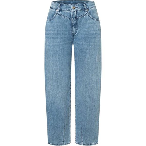MAC 5-Pocket-Jeans blau,Casual,Baumwolle,Unifarben,Tapered Fit,Mittel