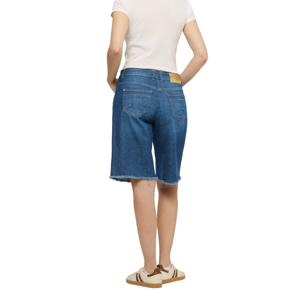 MAC 5-Pocket-Jeans blau,Casual,Baumwolle,Unifarben,Weit,Hoch – Bild 5 von 5