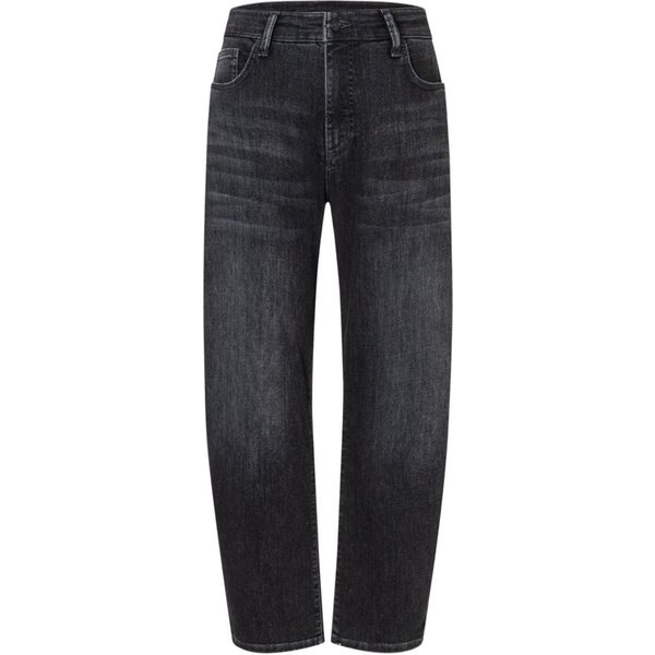 MAC 5-Pocket-Jeans schwarz,Casual,Baumwolle,Unifarben,Loose Fit,Hoch