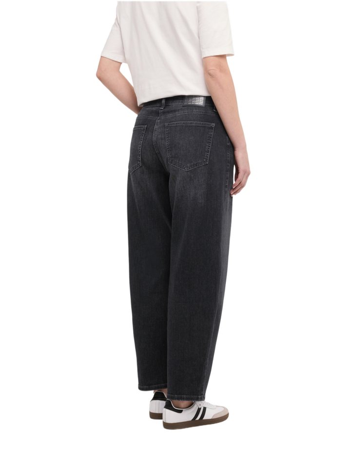 MAC 5-Pocket-Jeans schwarz,Casual,Baumwolle,Unifarben,Loose Fit,Hoch – Bild 4 von 5