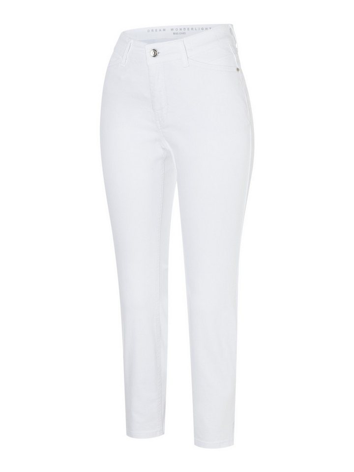MAC 5-Pocket-Jeans weiß,Casual,Baumwolle,Unifarben,Slim Fit,Mittel – Bild 3 von 5