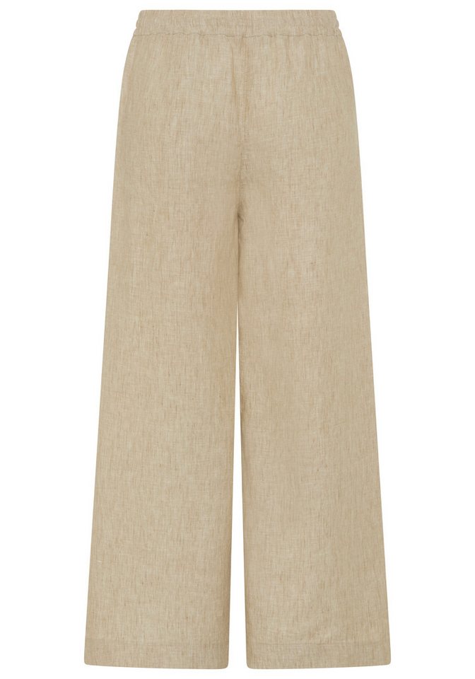 MAC Leinenhose gestreift mit Kordelzug – Bild 2 von 5