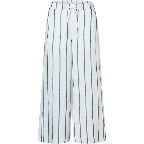 MAC Leinenhose gestreift mit Kordelzug