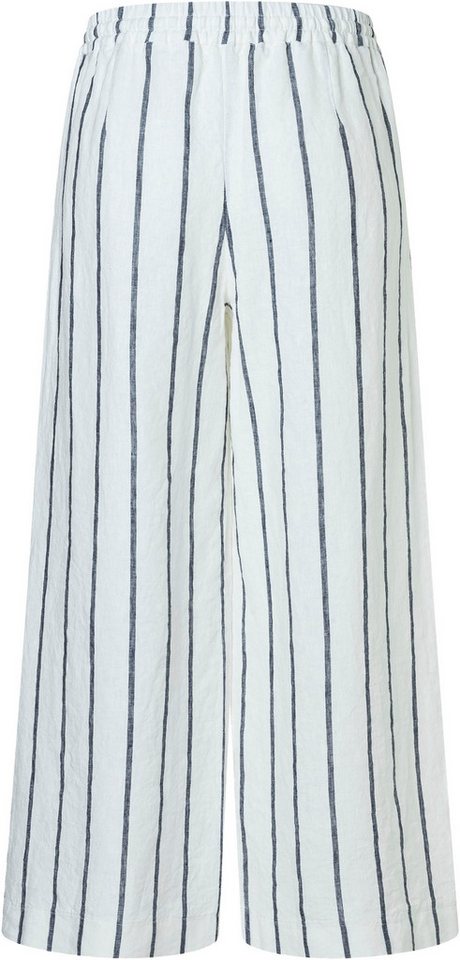 MAC Leinenhose gestreift mit Kordelzug – Bild 2 von 5