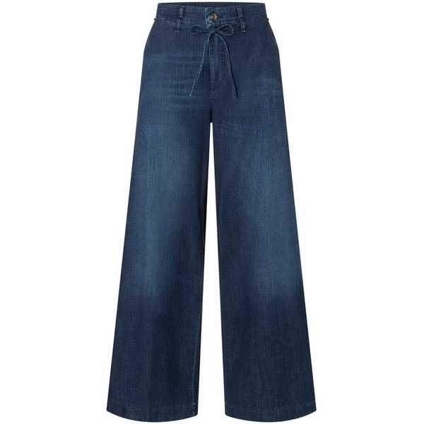 MAC Weite Jeans WENDY mit Denim-Binde-Gürtel