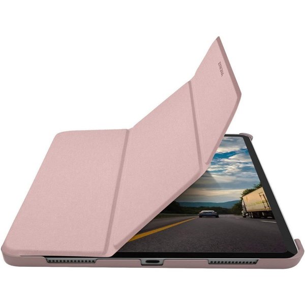 Macally Tablet-Hülle Schutz-Hülle Ständer Smart Tasche Cover Etui, für Apple iPad Pro 11" 2020 und 2021, Befestigung für Apple Pencil