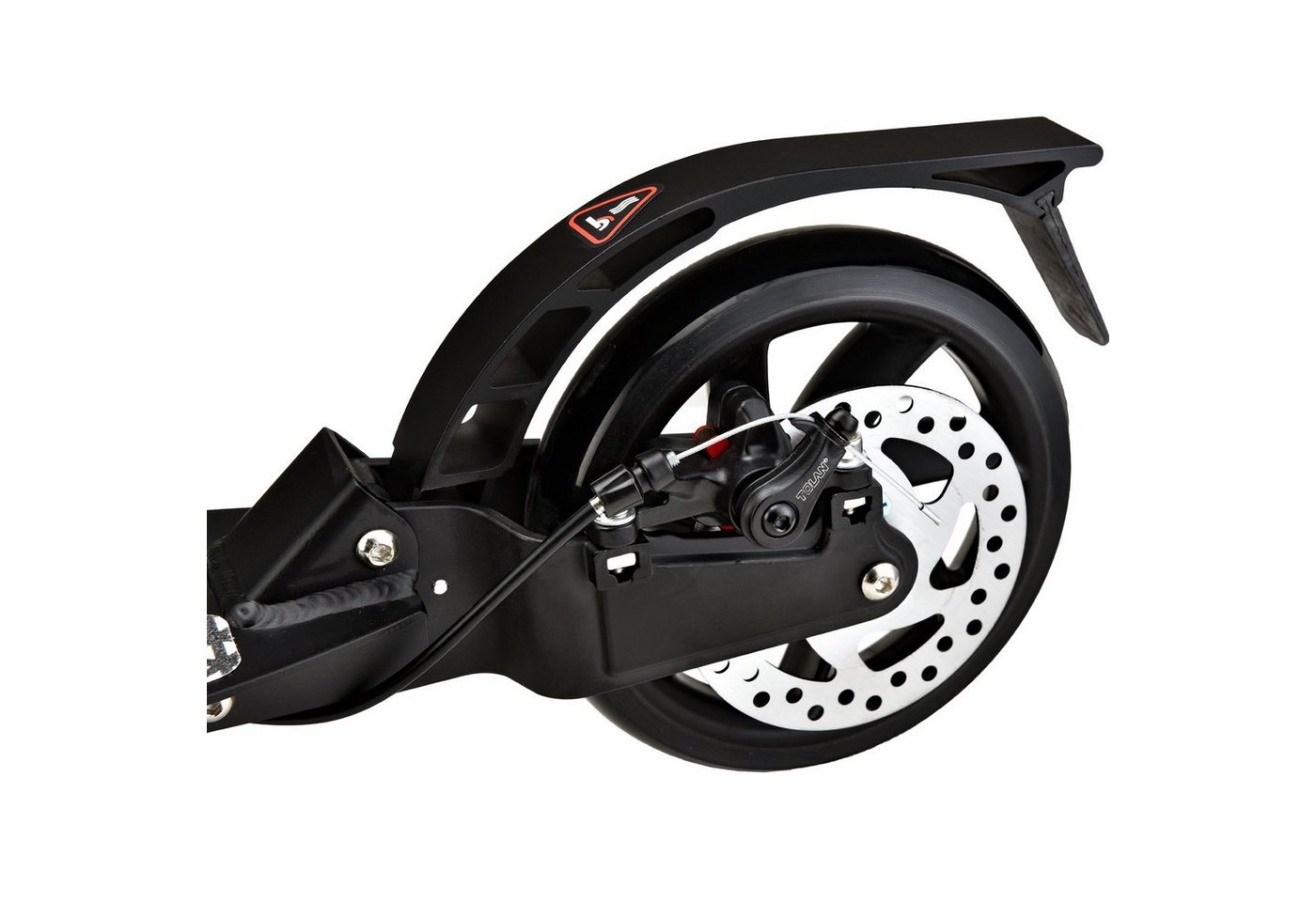 Mach1 Cityroller Kickscooter Tretroller mit 200x40mm Rollen XXL Wheel u. Scheibenbremse – Bild 4 von 5