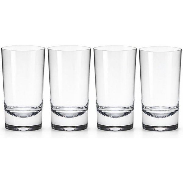 Mach1 Gläser-Set Acrylgläser 4er Set robuste Trinkgläser 290ml für Garten, Camping