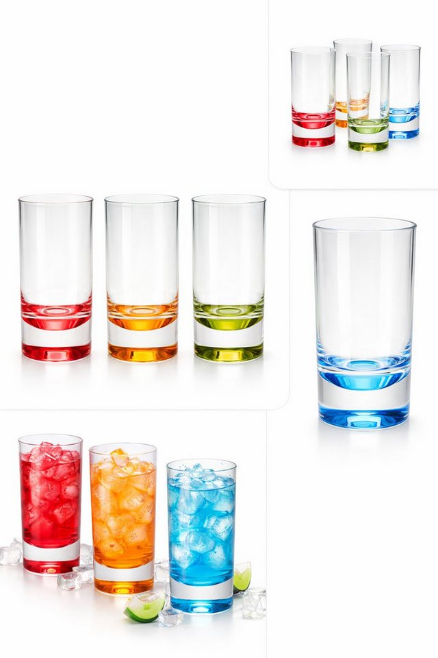 Mach1 Gläser-Set Acrylgläser 4er Set robuste Trinkgläser 290ml für Garten, Camping – Bild 2 von 2